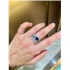 Image 8 : 18k Gold Sapphire Ring
