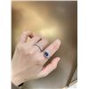 Image 2 : 18k Gold Sapphire and Diamond Ring
