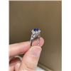 Image 5 : 18k Gold Sapphire and Diamond Ring