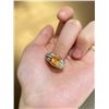 Image 4 : 18K Gold Spessartite Garnet Ring