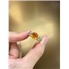 Image 2 : 18K Gold Spessartite Garnet Ring