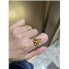 Image 6 : 18K Gold Spessartite Garnet Ring