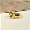Image 3 : 18K Gold Peridot Ring