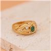 Image 3 : 18K Gold Emerald Ring