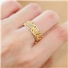 Image 4 : 18K Gold Diamond Maple Leaf Ring