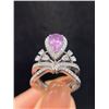Image 1 : Natural Spinel Crown Ring