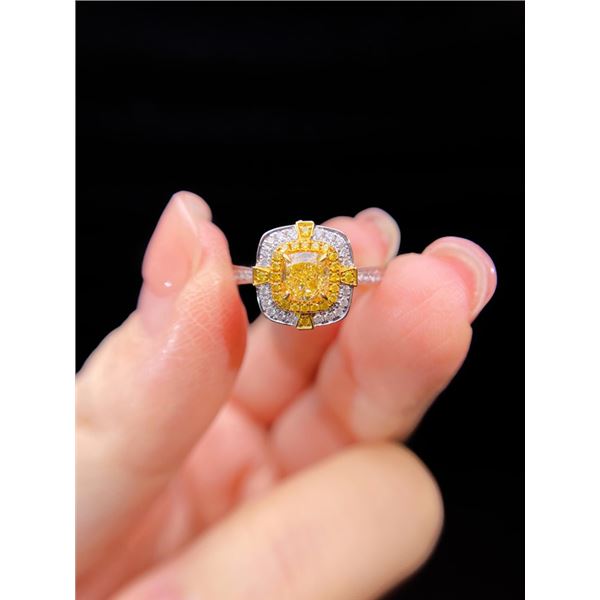 Yellow Diamond Ring