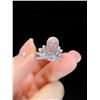 Pink Diamond Crown Ring