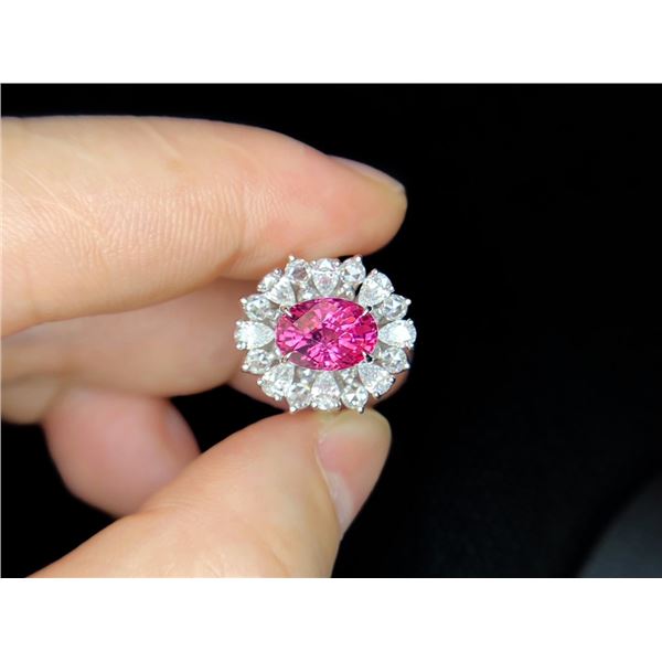 Natural Unheated Spinel Ring