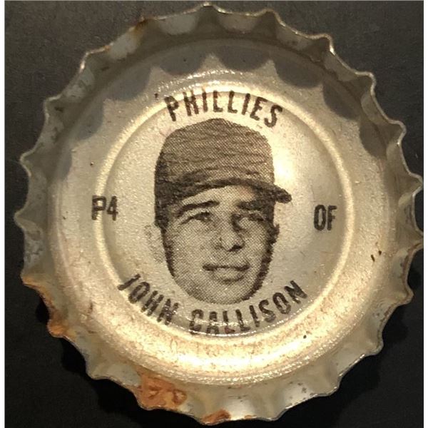 1967 COCA COLA MLB BOTTLE CAPS - JOHNNY CALLISON