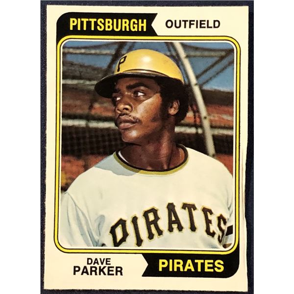 1974 O-PEE-CHEE DAVE PARKER (HOF) ROOKIE CARD