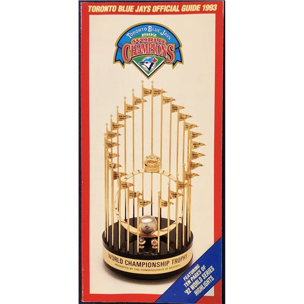 1993 TORONTO BLUE JAYS OFFICIAL GUIDE