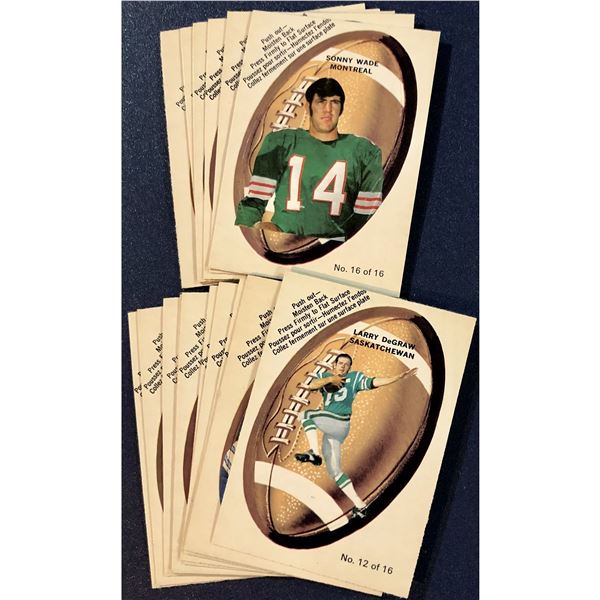 1970 O-PEE-CHEE CFL INSERT SET