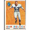 Image 1 : 1959 O-PEE-CHEE CFL SAM DELUCA ROOKIE CARD