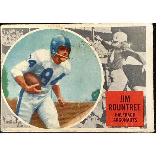 1960 O-PEE-CHEE CFL JIM ROUNTREE (HOF)