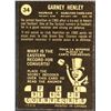 Image 2 : 1964 TOPPS GARNEY HENLEY (HOF)