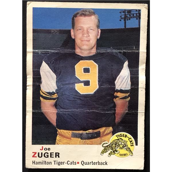 1970 O-PEE-CHEE CFL JOE ZUGER
