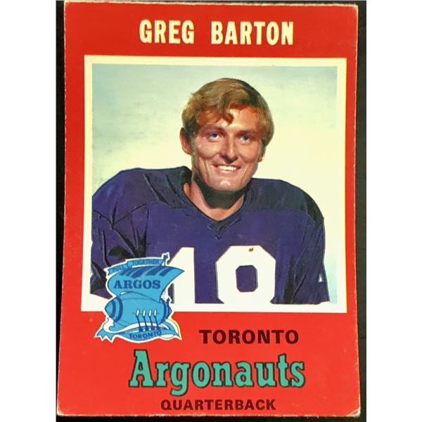1971 O-PEE-CHEE GREG BARTON
