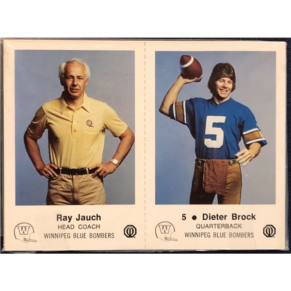 1982 WINNIPEG BLUE BOMBERS POLICE SET