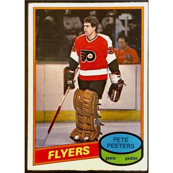 1980-81 O-PEE-CHEE PETE PEETERS ROOKIE CARD