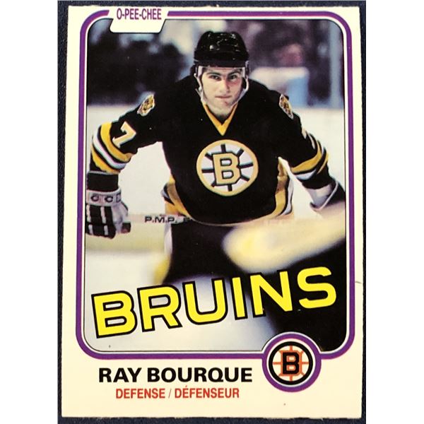 1981-82 O-PEE-CHEE RAY BOURQUE (HOF)