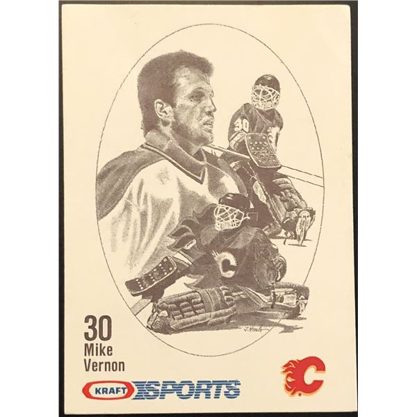 1987 KRAFT FOODS MIKE VERNON (HOF)