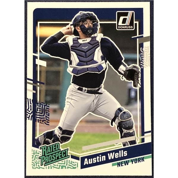 2023 DONRUSS AUSTIN WELLS ROOKIE CARD