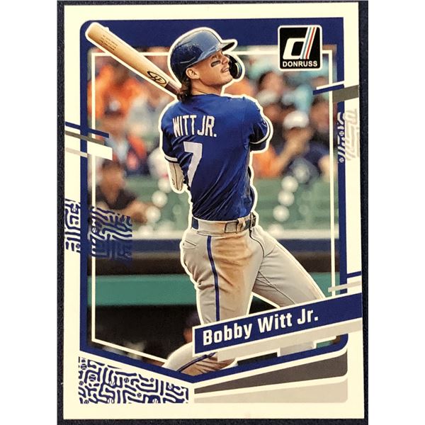 2023 DONRUSS BOBBY WITT JR. ROOKIE CARD