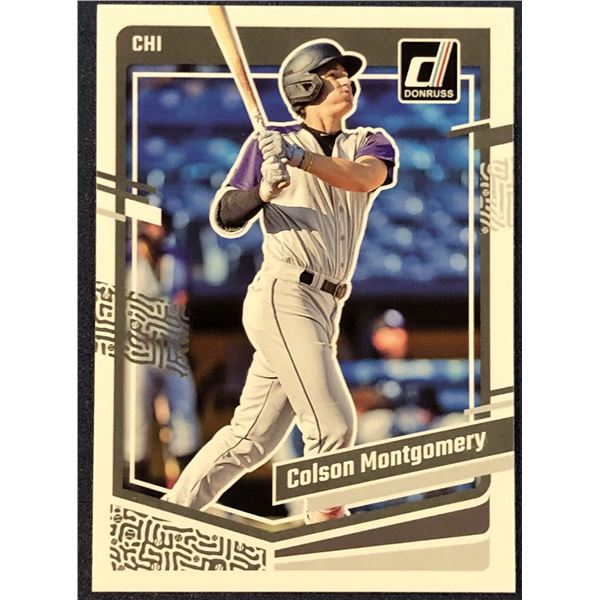2023 DONRUSS COLSON MONTGOMERY ROOKIE CARD