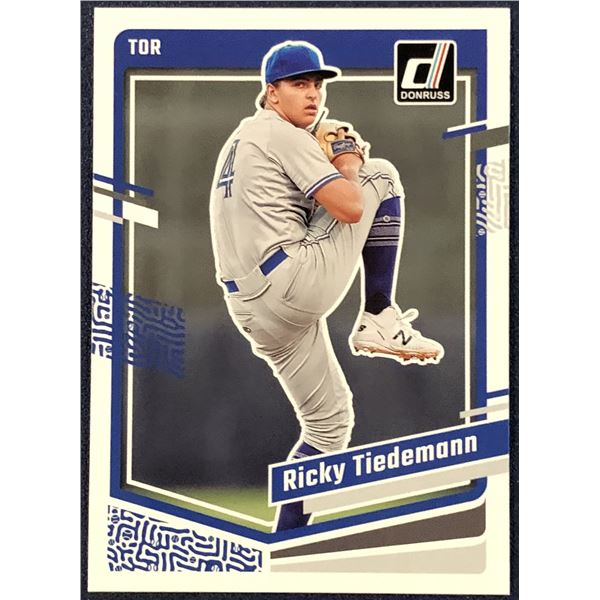2023 DONRUSS RICKY TIEDEMANN ROOKIE CARD