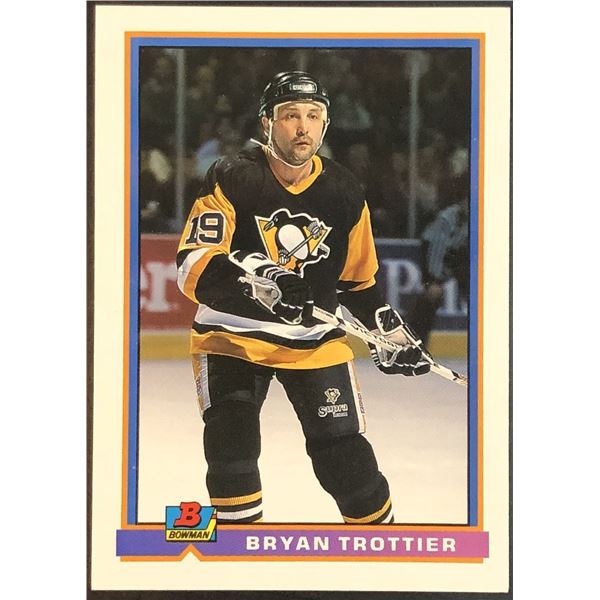 1991-92 BOWMAN BRYAN TROTTIER (HOF)