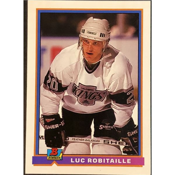 1991-92 BOWMAN LUC ROBITAILLE (HOF)