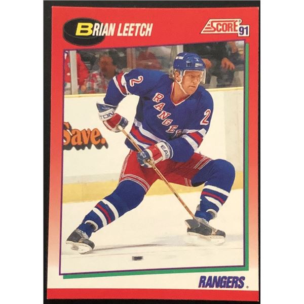 1991-92 SCORE BRIAN LEETCH (HOF)