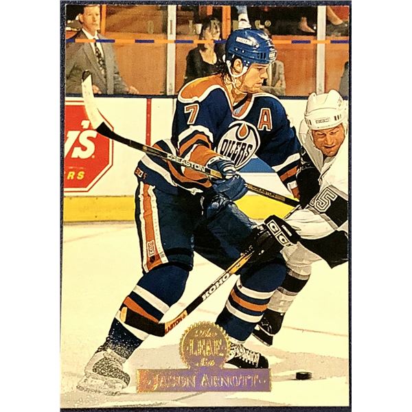 1994-95 LEAF JASON ARNOTT ROOKIE CARD