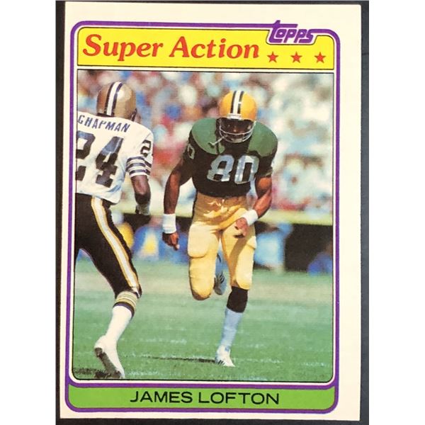 1981 TOPPS JAMES LOFTON (HOF)
