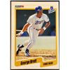 Image 1 : 1990 FLEER GEORGE BRETT (HOF)