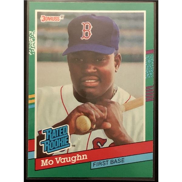 1991 DONRUSS MO VAUGHN ROOKIE CARD