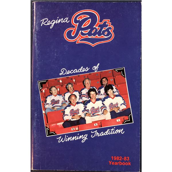 1982-83 REGINA PATS MEDIA GUIDE