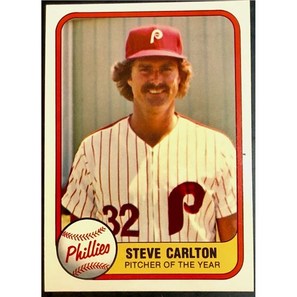 1981 FLEER STEVE CARLTON (HOF)