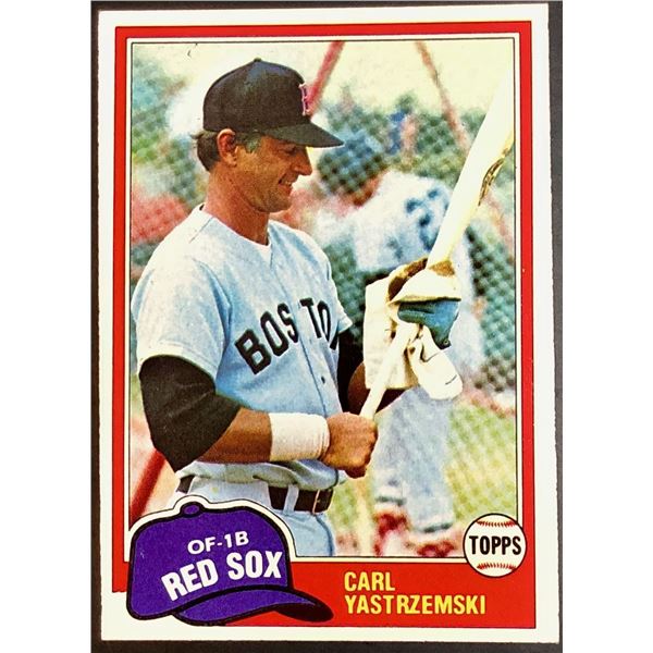 1981 TOPPS CARL YASTRZEMSKI (HOF)