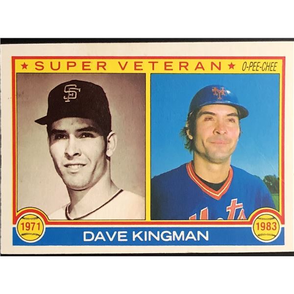 1983 O-PEE-CHEE DAVE KINGMAN