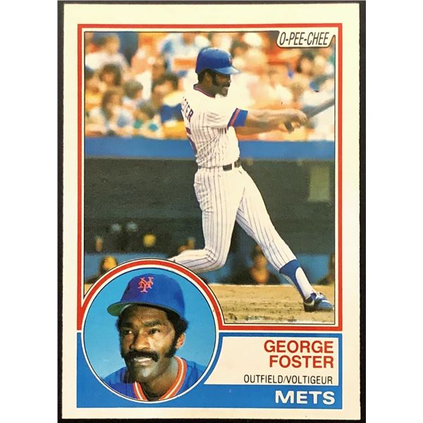 1983 O-PEE-CHEE GEORGE FOSTER