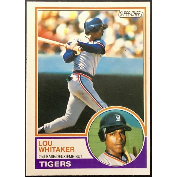 1983 O-PEE-CHEE LOU WHITAKER
