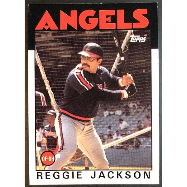 1986 TOPPS REGGIE JACKSON (HOF)