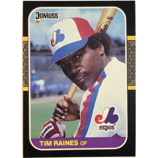 1987 DONRUSS TIM RAINES (HOF)