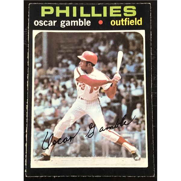 1971 O-PEE-CHEE OSCAR GAMBLE ROOKIE CARD