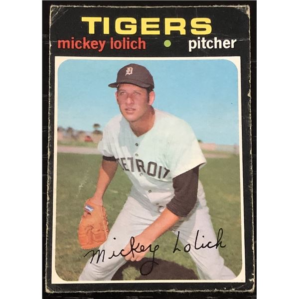 1971 O-PEE-CHEE MICKEY LOLICH