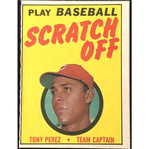 1970 TOPPS INSERT - TONY PEREZ (HOF)