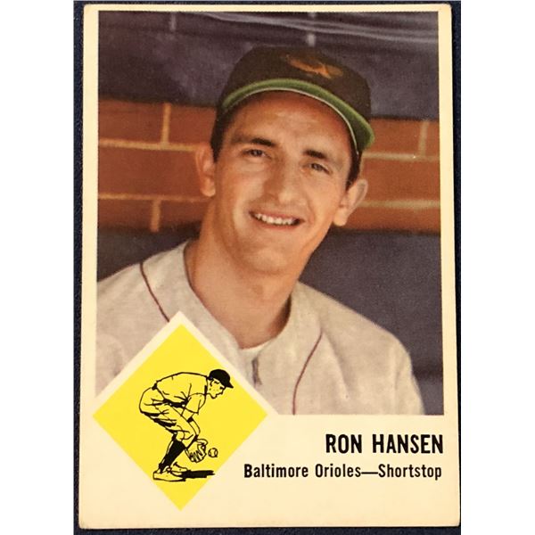 1963 FLEER RON HANSEN
