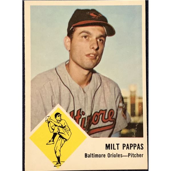 1963 FLEER MILT PAPPAS